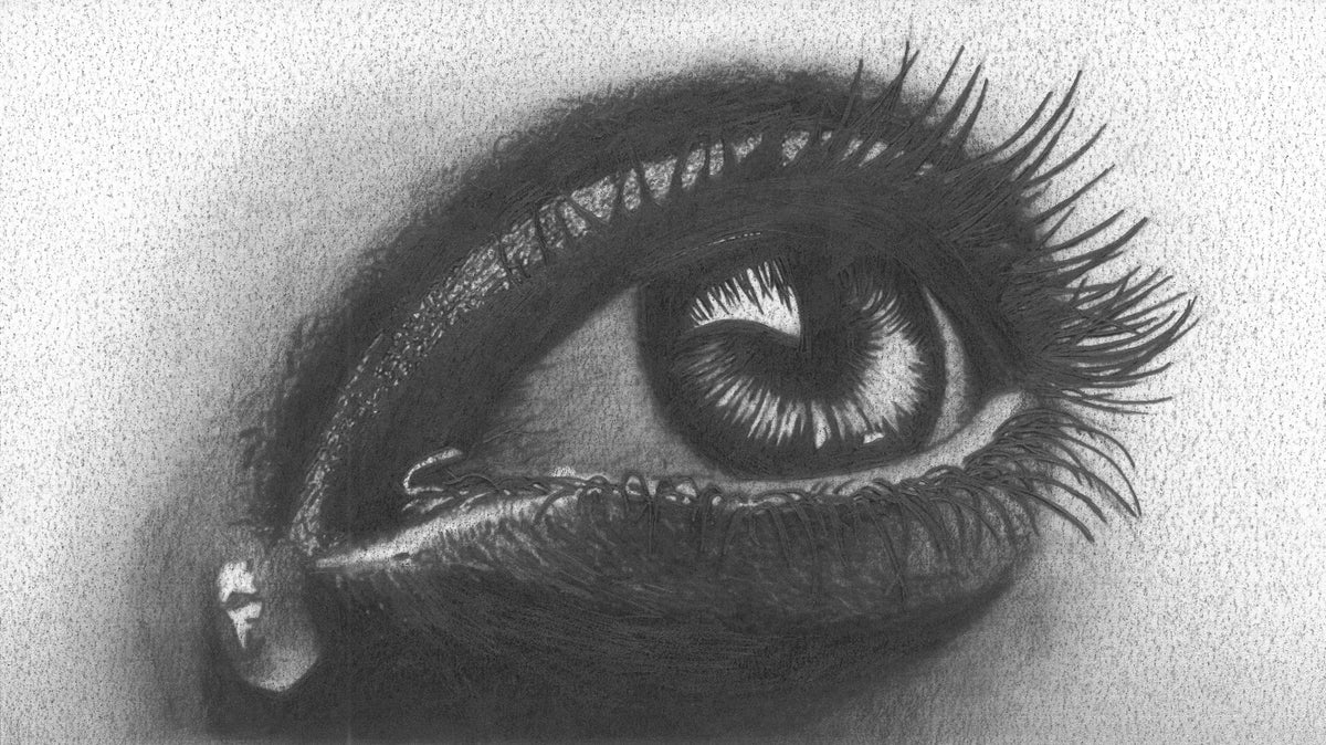 A study of an existing drawing of an eye by Seth Jennemann.