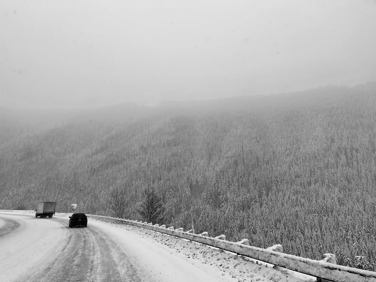 Photo by Seth Jennemann of Highway 26 Near Mt Hood Oregon