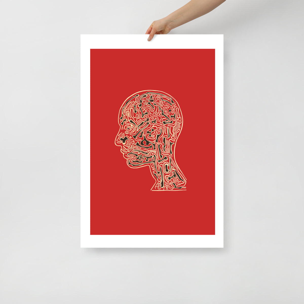 "Mental Mapping" - Print With Border