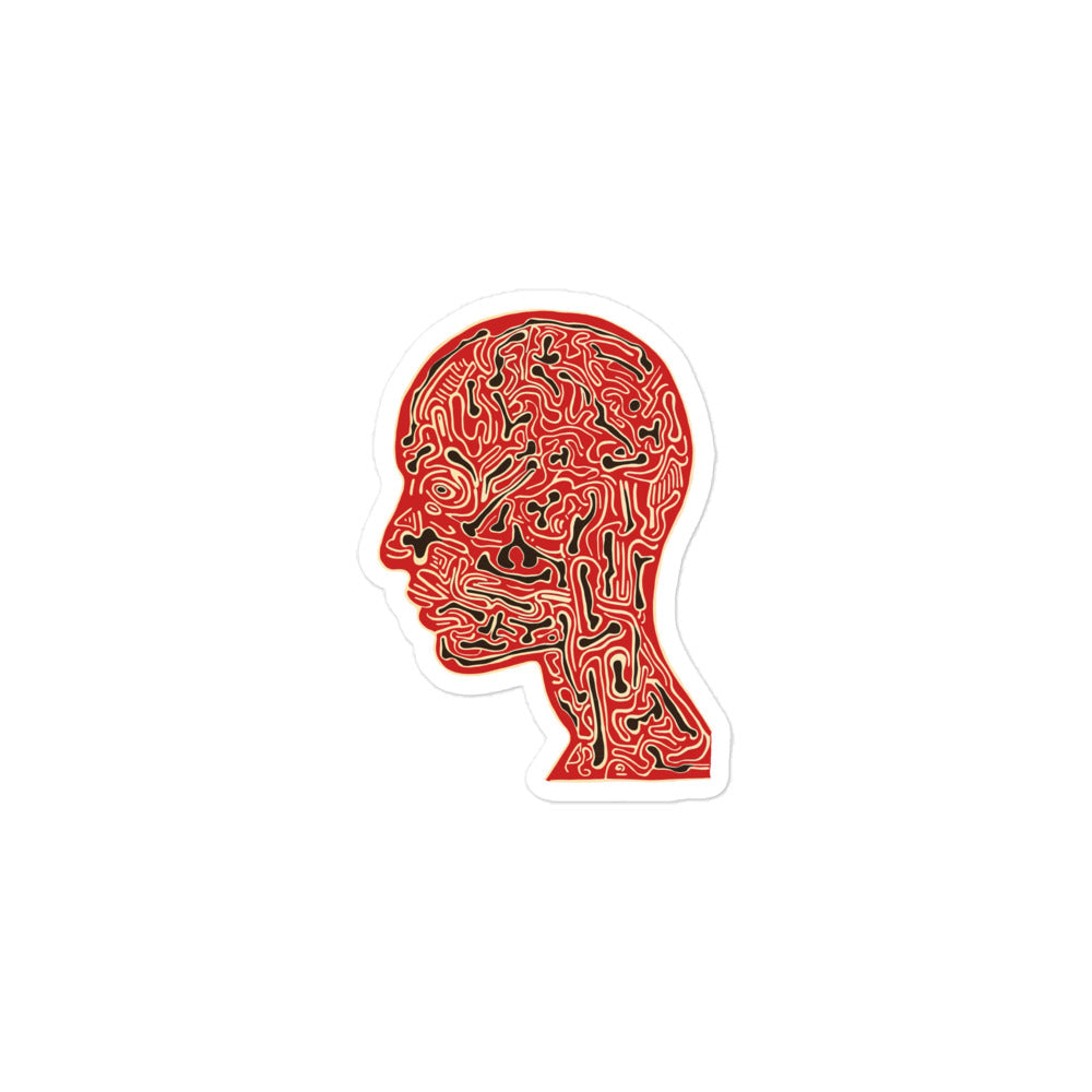 "Mental Mapping" - Sticker