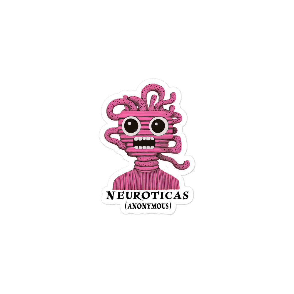 "Knots & Nonsense" - NEUROTICAS (Anonymous) Sticker