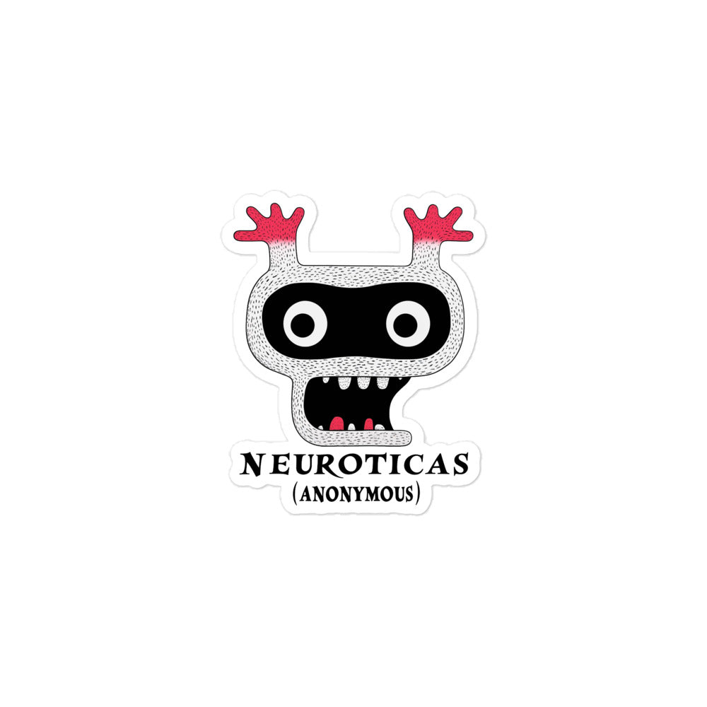 "Lonely Freakout" - NEUROTICAS (Anonymous) Sticker