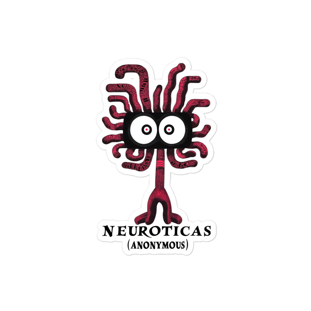 "Eyestalk Tanglepup" - NEUROTICAS (Anonymous) Sticker