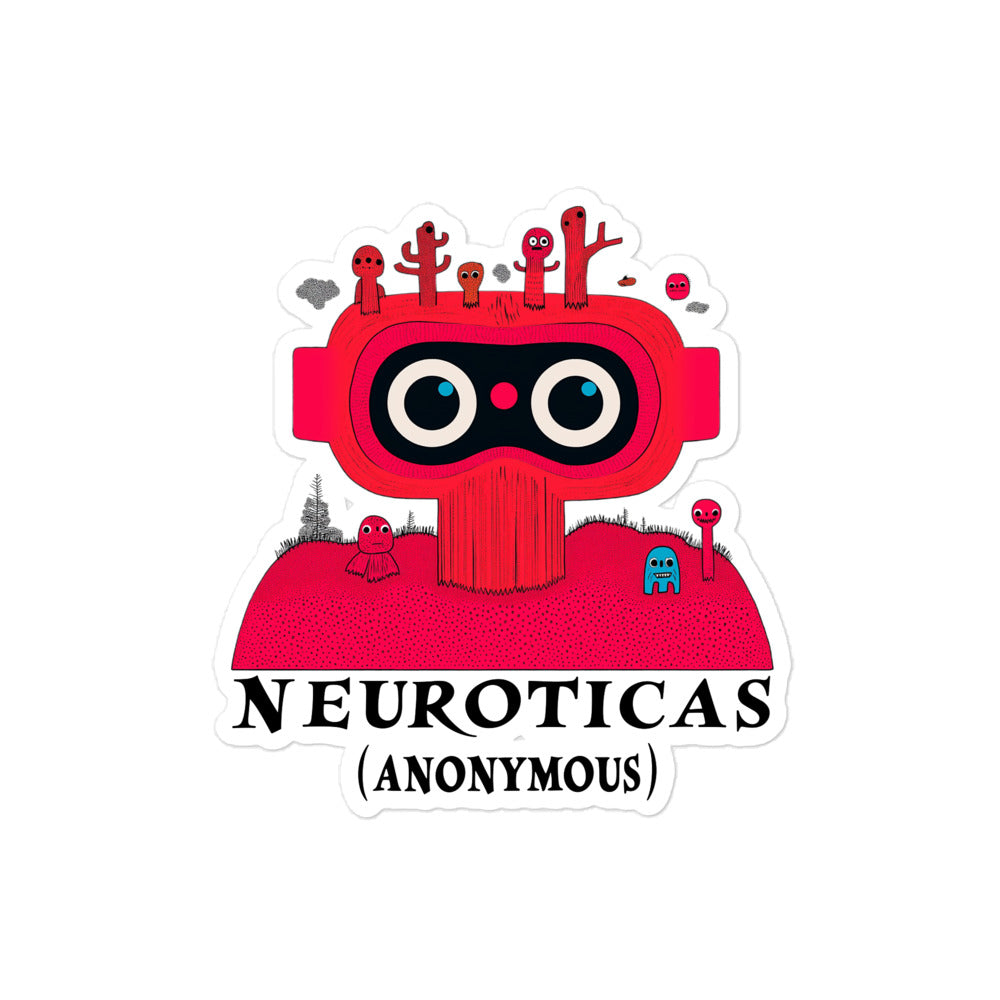 "We're Watching And You're Weird" - NEUROTICAS (Anonymous) Sticker