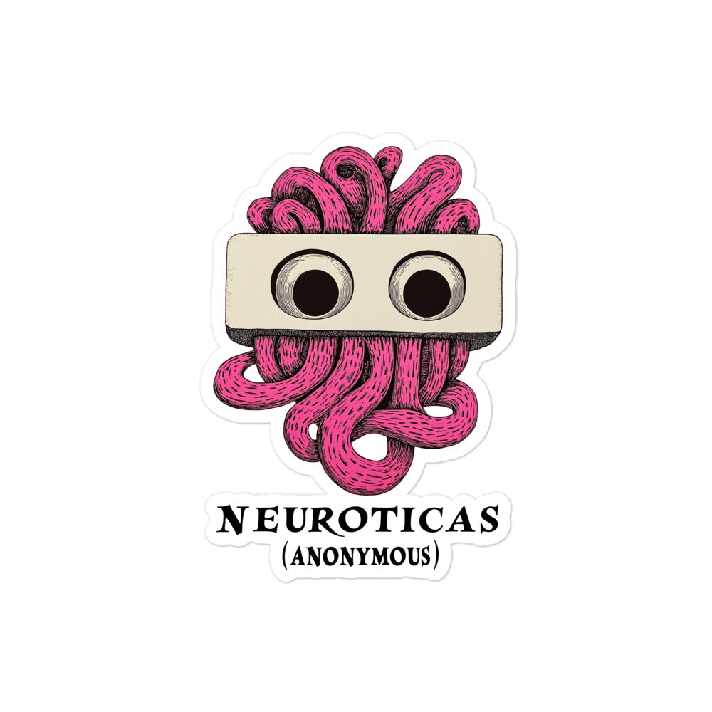 "Mute By Nurture" - NEUROTICAS (Anonymous) Sticker