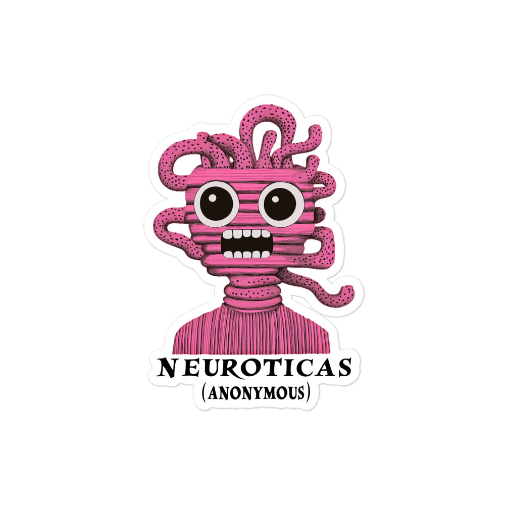 "Knots & Nonsense" - NEUROTICAS (Anonymous) Sticker