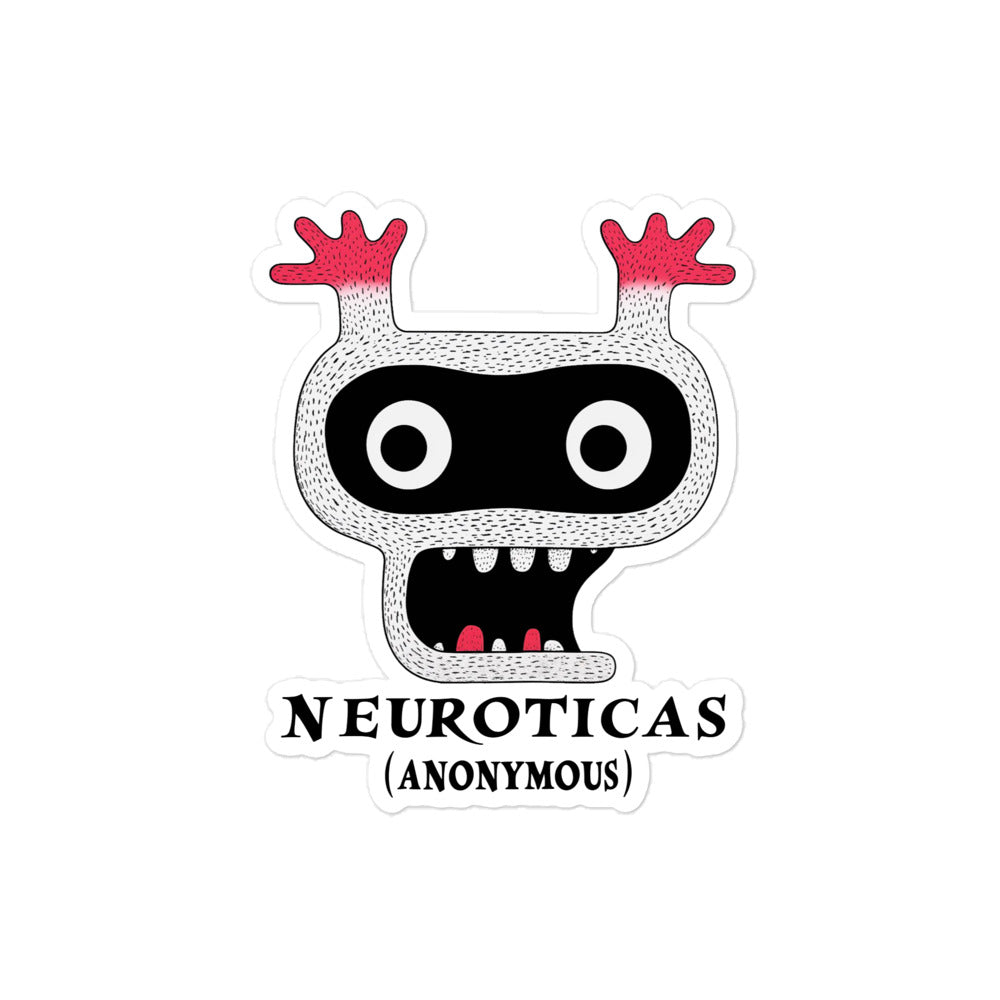 "Lonely Freakout" - NEUROTICAS (Anonymous) Sticker