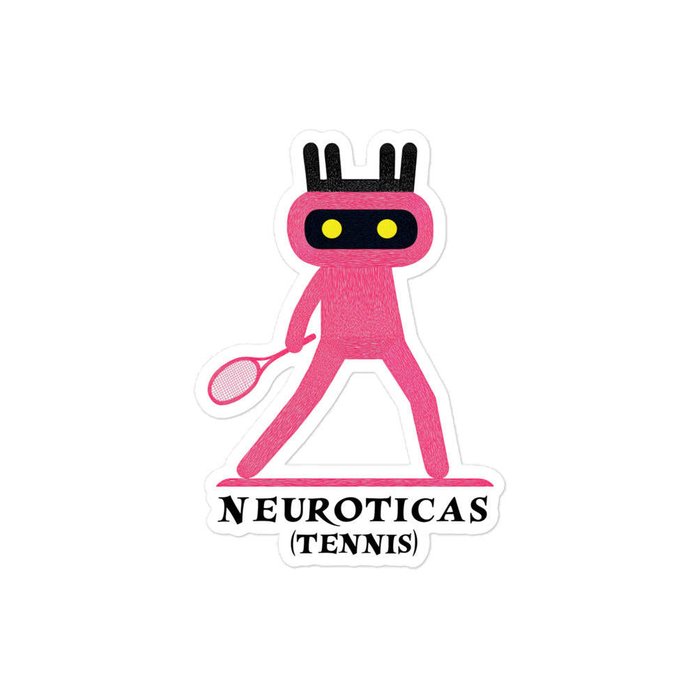 "404 Love Not Found" - NEUROTICAS (Tennis) Sticker