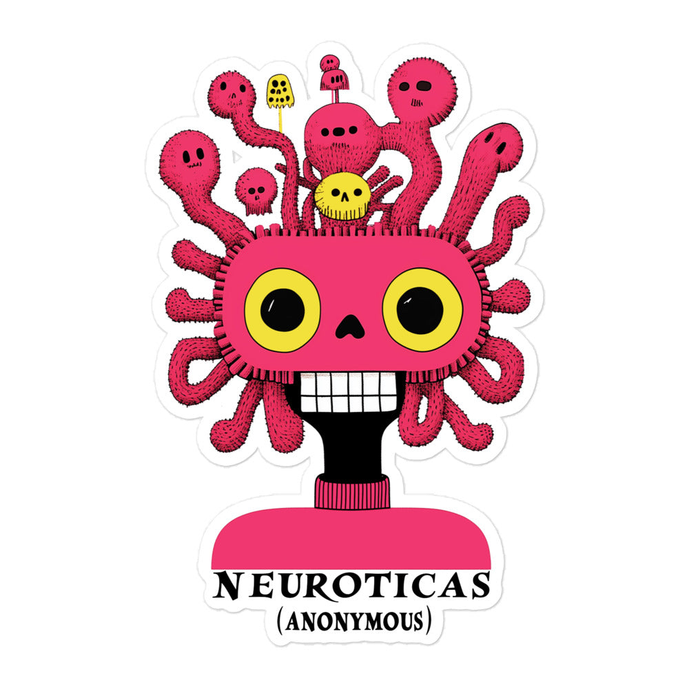 "Neurons Gone Rogue" - NEUROTICAS (Anonymous) Sticker