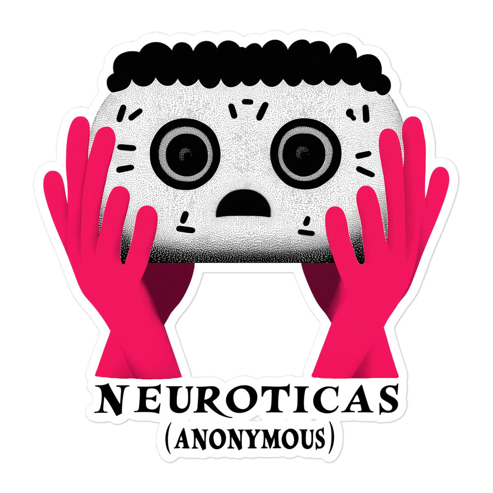 "Cradled In Confusion" - NEUROTICAS (Anonymous) Sticker