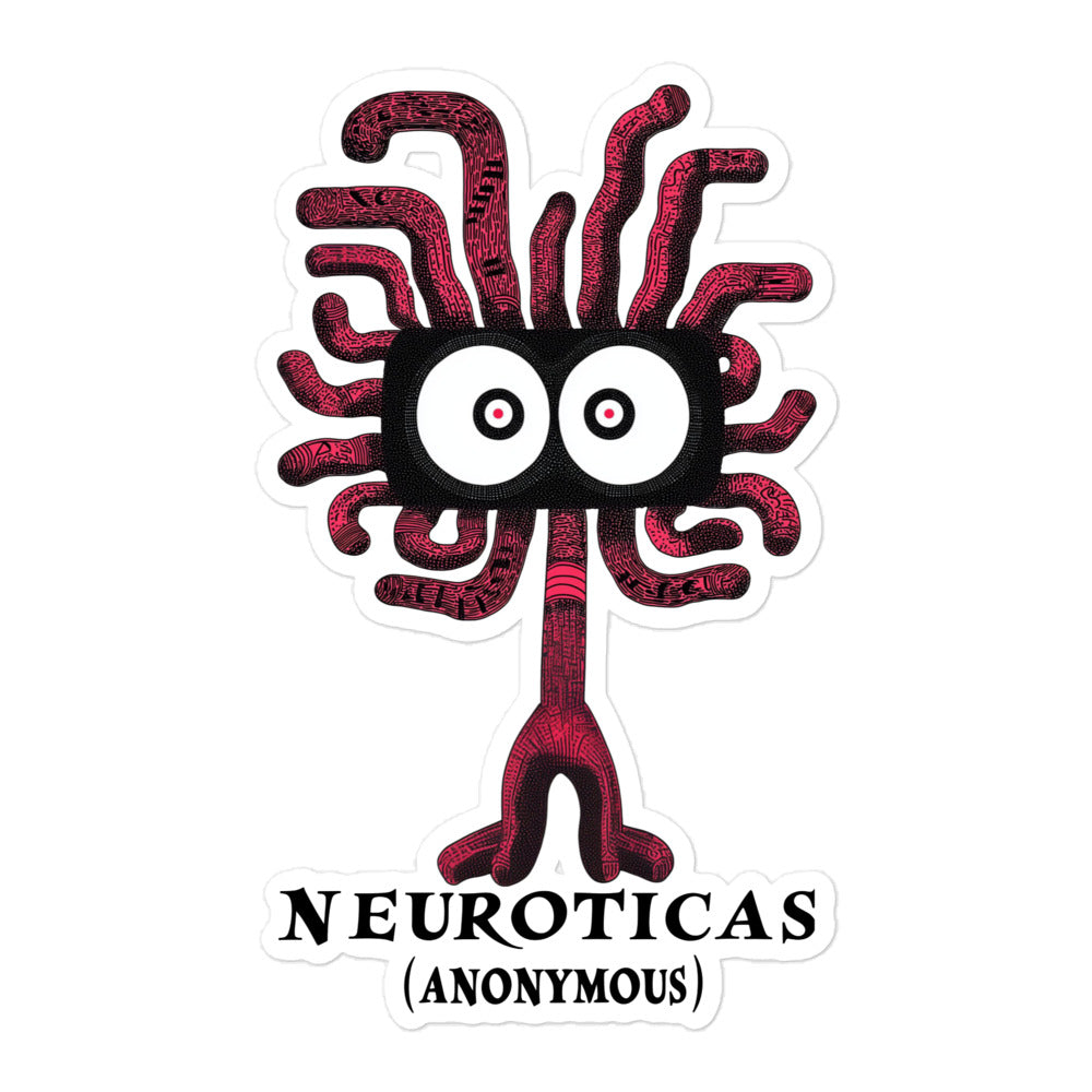 "Eyestalk Tanglepup" - NEUROTICAS (Anonymous) Sticker