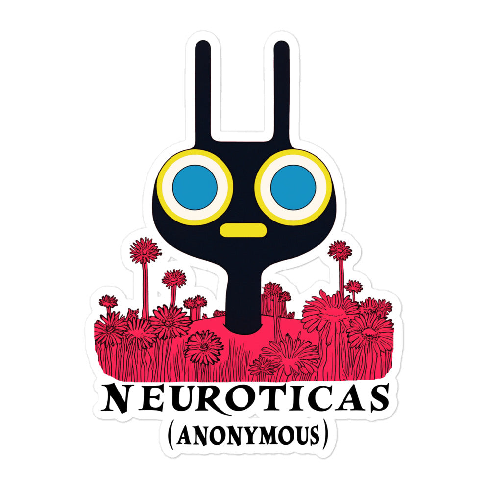 "Staring Through A Field Of Regrets" - NEUROTICAS (Anonymous) Sticker