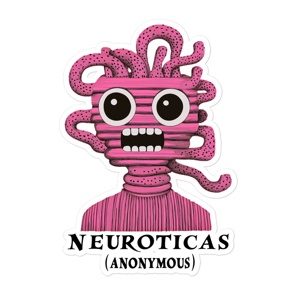 "Knots & Nonsense" - NEUROTICAS (Anonymous) Sticker