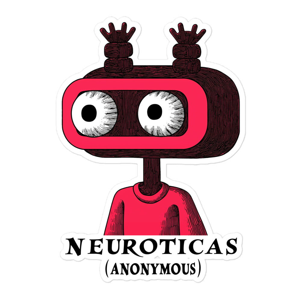 "Watching Over Nothing" - NEUROTICAS (Anonymous) Sticker