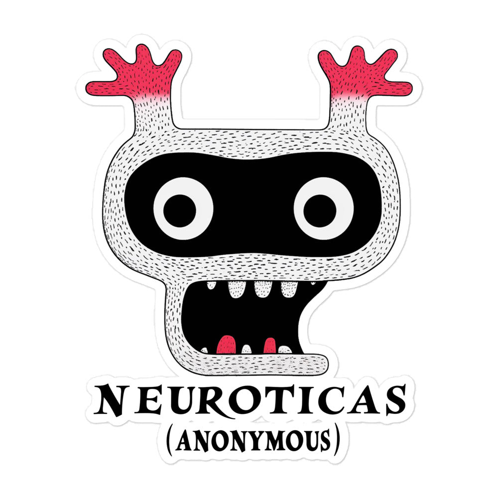 "Lonely Freakout" - NEUROTICAS (Anonymous) Sticker