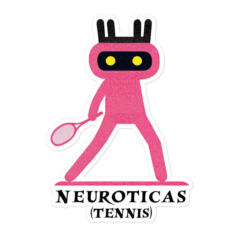 "404 Love Not Found" - NEUROTICAS (Tennis) Sticker