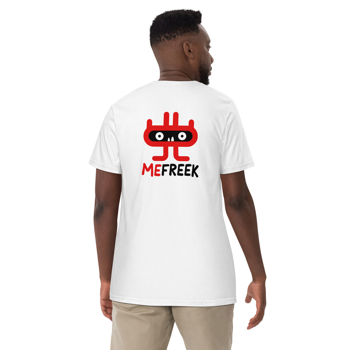 "Underbite" - White MEFREEK Shirt