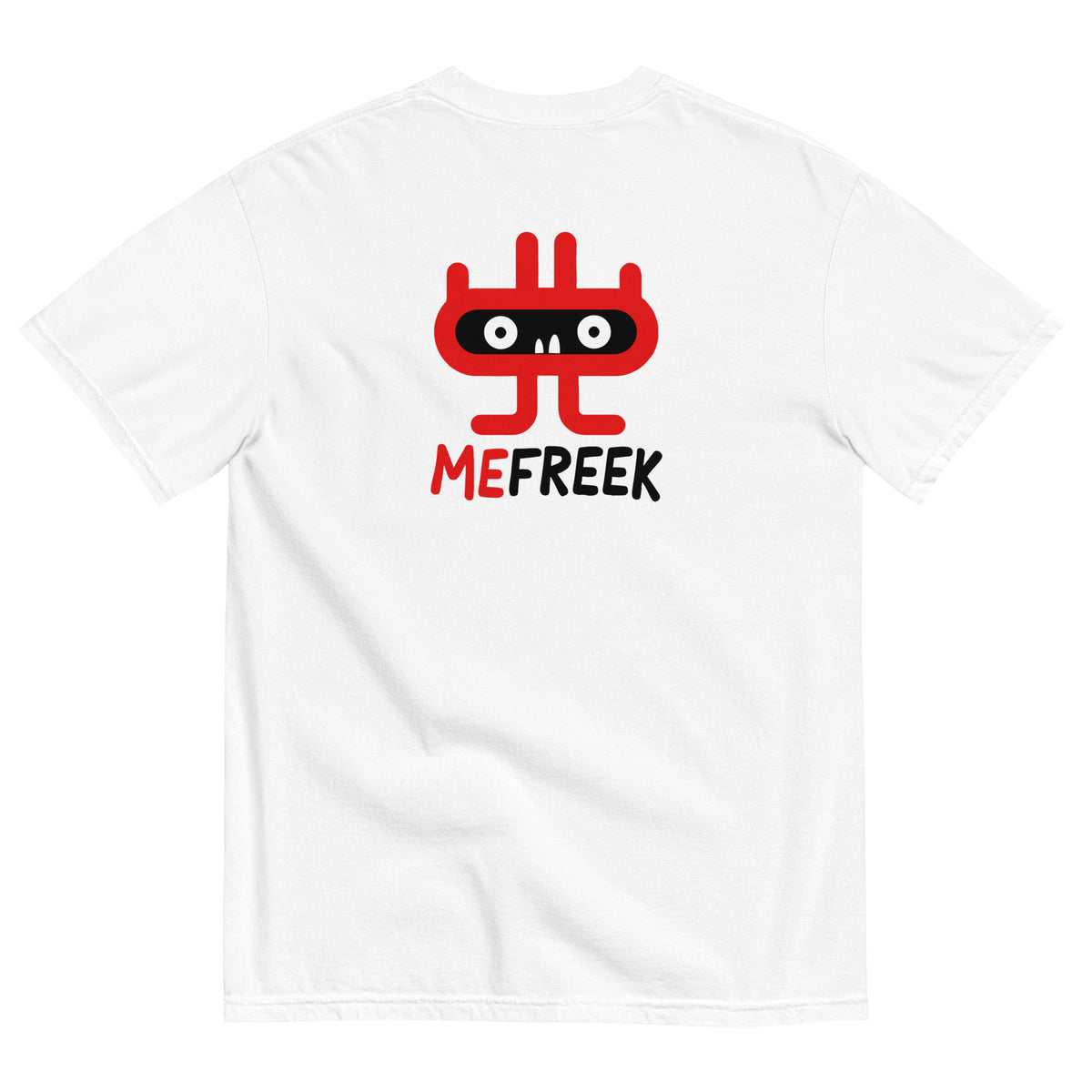 "Underbite" - White MEFREEK Shirt